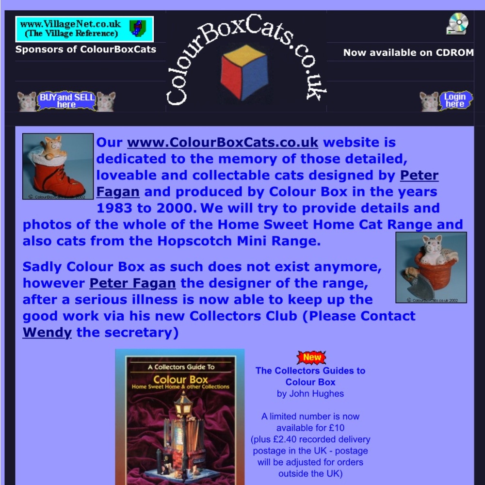 Colourbox Collectibles Peter Fagan’s  Home Sweet Home Mini Cat Figurine Set - Picture 16 of 16